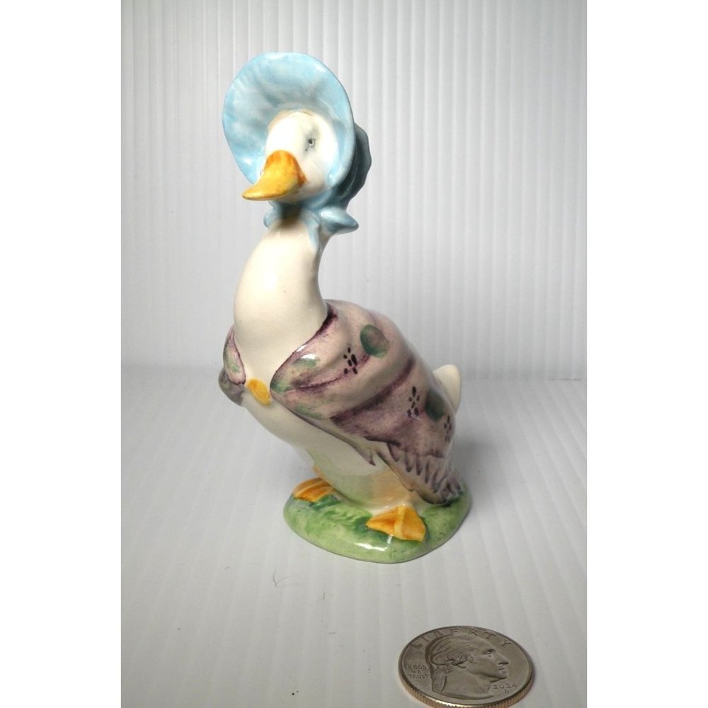 Beatrix Potters Jemima Puddleduck Figurine By Beswick England